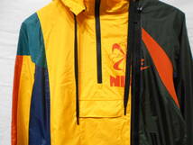 【美品】 Nike NikeLab × Sacai ナイキ サカイ 再構築 ダブルジップ ナイロン ジャケット Double-Zip Jacket CD6297-739 Sサイズ イエロー_画像6