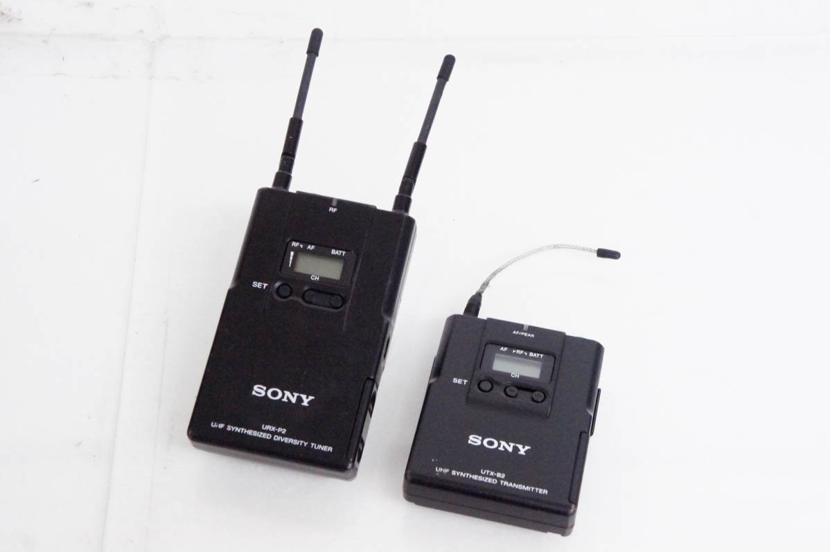 SONY UWP-V1（UTX-B2＆URX-P2） B帯 UHFワイヤレスマイクロホン