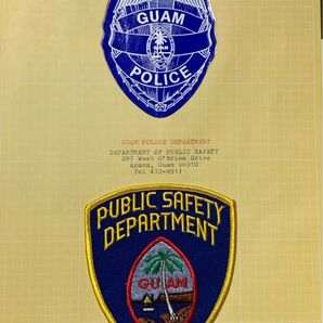 グアム警察 ショルダーワッペン ステッカー 資料