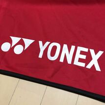 YONEX◇ヨネックス /メンズL 長袖Tシャツ ロンT トップス 赤 ビッグロゴ ポリエステル100% スポーツウェア バドミントン 卓球 テニス_画像8