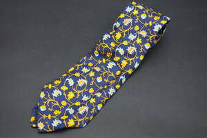 ETRO Etro men's necktie blue × total pattern business suit clothing accessories brand R525