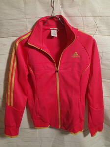  lady's pg153 adidas Adidas CLIMALITEklaima light UV CARE truck top jersey jacket L pink series 