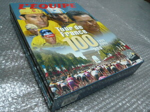  foreign book * tool *do* France [100 anniversary photoalbum ]BOX case attaching 3 volume set * bicycle load race my yo Joe n* extra-large gorgeous book@* free shipping 