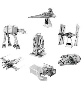  Star Wars plastic model metallic nano puzzle model millenium Falcon 