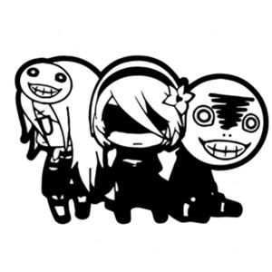 Nier Sticker 2b A1 Emile Seal 3 Nier Automata