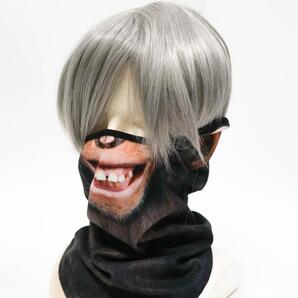 猿 マスク 半面 さる スノボ コスプレ【現物撮影】