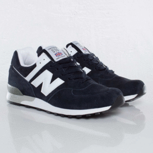 国内正規品 UK製 New Balance M576DNW ネイビー×ホワイト US9D 27cm 限定 イギリス英国製 NB スエード 紺 スニーカー Made In Englandの画像7