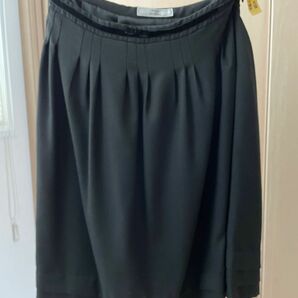 ネットデマミーナ　NETTO di MAMMIMA ミニスカート　フレアスカート　リボン付き　黒　Sサイズ