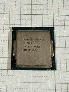 中古(一応動作確認済) CPU Intel corei3-6100 3.70GHZ SR2HG ②