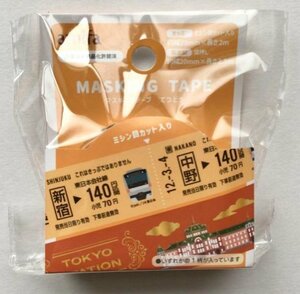 Jr East Tetsu Tetsu Masking Tail Ticke Ticket Ticket Ticket Ticket Ticket