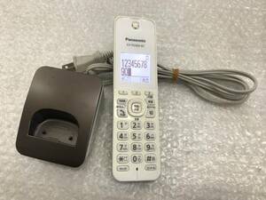  Panasonic with charger cordless handset KX-FKD404-W1 secondhand goods A-2781