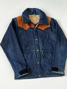 Rocky Mountain FEATHERBED × WAREHOUSE デニム マウンテンパーカー 38 別注 ウエアハウス ロッキーマウンテン レザー ジャケット 馬革