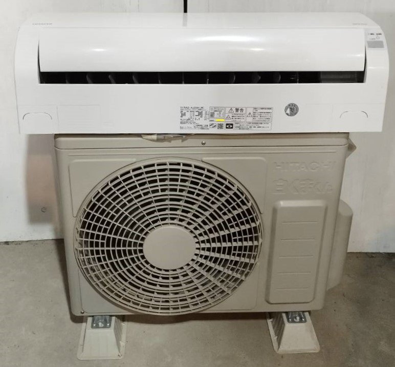 再入荷】 HITACHI ○2021年製(* 白くまくん RAS-D22LBK(W)製造2021年