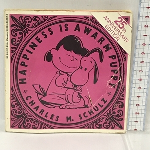 洋書　HAPPINESS IS A WARM PUPPY SCHULZ　TOPPER BOOKS スヌーピー