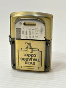 ZIPPO ジッポー サバイバルツール SURVIVAL GEAR ゴールド サバイバルギア ライター 