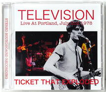 TELEVISON LIVE AT PORTLAND, JULY 2ND 1978 TICKET THAT EXPLODED _画像1