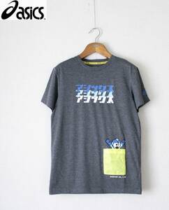 未使用【 ASICS TIGER アシックスタイガー 】ロックマン グラフィック Tシャツ Ｍ/海外サイズ 2191A266 定価\4,950(税込) グレー