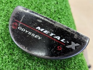 4☆1509【ODYSSEY/オデッセイ】METAL-X #9 パター 太グリップ 約34インチ《店頭引渡しOK！札幌/美しが丘》