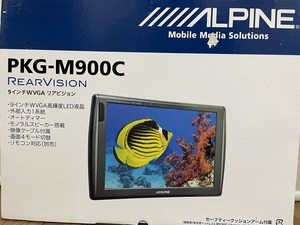 希少！★【未使用】★ALPINE アルパイン●9.0型WVGALED液晶●アーム取付け型リアビジョン★PKG-M900C