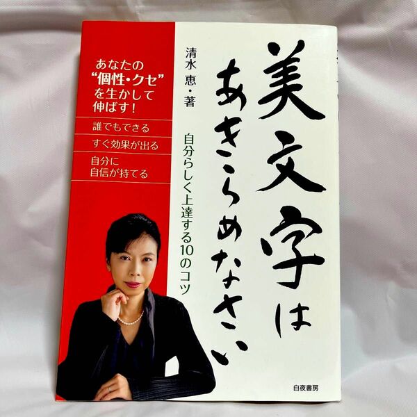 美文字はあきらめなさい　自分らしく上達する１０のコツ 清水恵／著