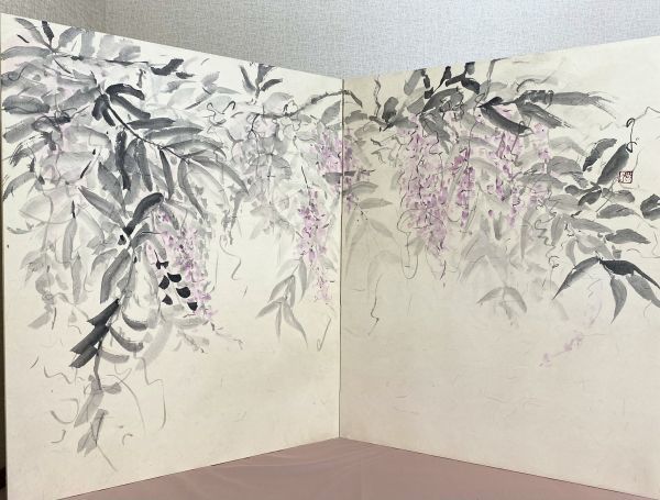 ヤフオク! -屏風 水墨の中古品・新品・未使用品一覧