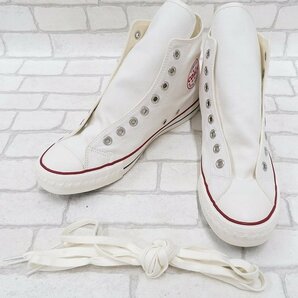 2S6850/未使用品 CONVERSE ADDICT COACH CANVAS HI 1CL784 コンバースアディクト コーチキャンバスハイ スニーカー 25.5cmの画像2