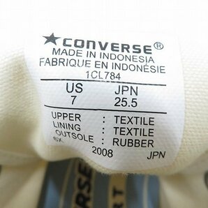 2S6850/未使用品 CONVERSE ADDICT COACH CANVAS HI 1CL784 コンバースアディクト コーチキャンバスハイ スニーカー 25.5cmの画像6