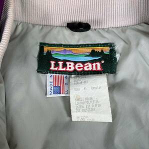 名作 80s〜90s USA製L.L.Bean エルエルビーン PENOBSCOT PARKA ペノブスコットパーカ メンズ M ネイビー シンサレート ジャケット ブルゾンの画像4