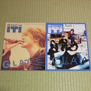 GLAY 表紙雑誌 ROCK iT! ロック イット! 2冊 セット