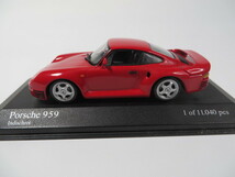 1/43 ポルシェ 959　1987年式 赤　MINICHAMPS　ミニチャンプス_画像8