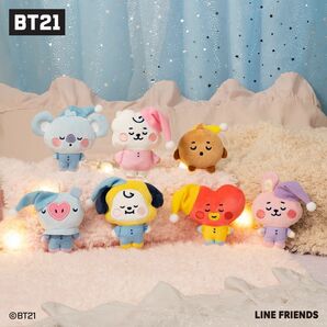 TATA BT21 ふわふわマスコット BT21 Fuwa Fuwa Mascot★3 ぬいぐるみマスコット ボールチェーン