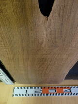 e3032232 神代欅●約84cm×33cm×5mm～2.5cm☆無垢板１枚板 木材 板 DIY 板材 天板 棚板 テーブル 看板 花台など種類豊富！_画像9