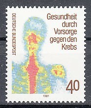西ドイツ 1981年未使用NH 健康/がん予防#1089