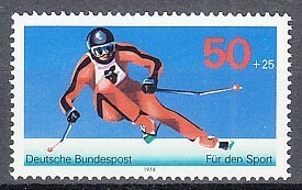 西ドイツ 1978年未使用NH スポーツ/スキー#958