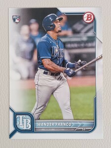 MLB 2022 TOPPS BOWMAN BASEBALL ワンター フランコ FRANCO ルーキーカード ベース #12