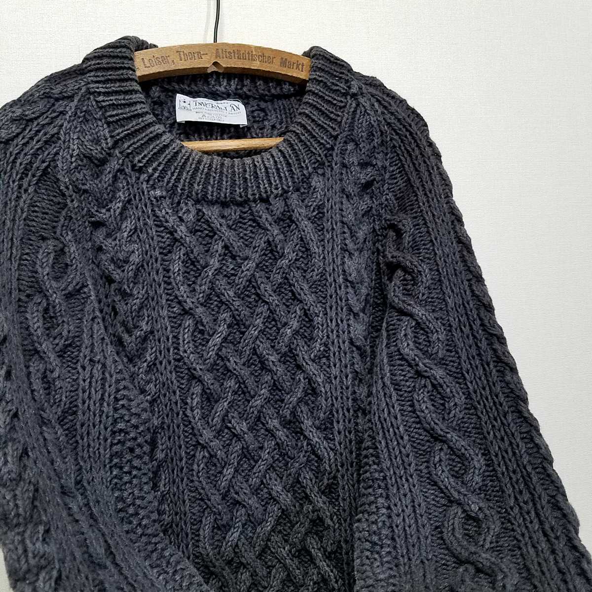 定価￥65450】INVERALLAN インバーアラン3ALUMBER WOOLケーブルアラン