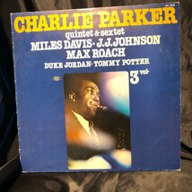 Charlie Parker / Quintet & Sextet Vol.3 LP Joker_画像1