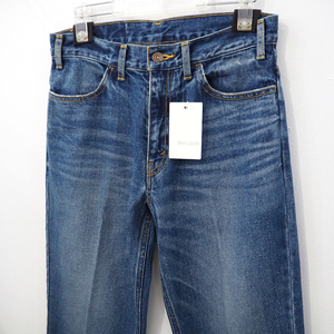 新品 定価29700円 ウィムガゼット DENIM フリンジ パンツ 青 ブルー 38 レディース M L フレア ブーツカット ジーンズ Whim Gazette デニム