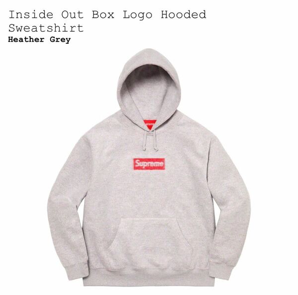 Inside Out Box Logo Hooded Sweatshirt S