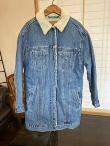 リーバイス　LEVI'S ボア　ロング　デニムジャケット　レディース　Levi''s ジージャン Gジャン ボアジャケット PC9-57893-0000