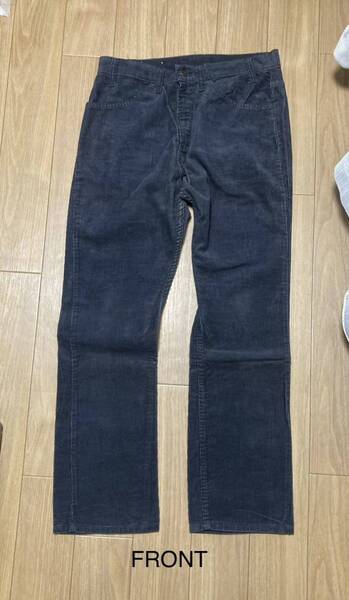 80s 90s リーバイスLevi''s コーデュロイパンツ519?ブラック