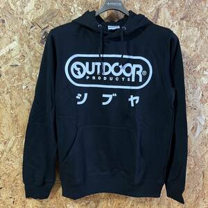 OUTDOOR PRODUCTS スウェット パーカー M L ブラック アウトドア プロダクツ 渋谷店 OPEN記念 カタカナ