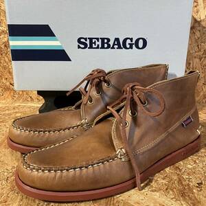 SEBAGO CAMPSIDES MID US7 25cm US7.5 25.5cm US8 26cm セバゴ レザー チャッカ ブーツ