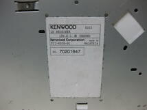 K-1626　KENWOOD　ケンウッド　E222　フロント AUX　1Dサイズ　CDデッキ　故障品_画像9