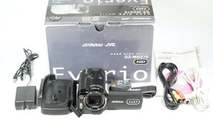JVC Victor Everio GZ-MG575-B ブラック 元箱 1週間保証 /8903