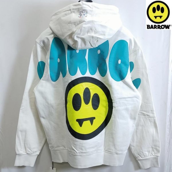 新品 即決 BARROW バロー メンズ パーカー Lサイズ ブラウン ブランド ...