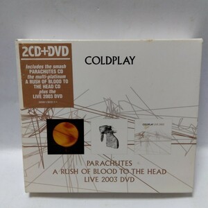 Coldplay - Parachutes / A Rush Of Blood To The Head / Live 2003 DVD 2CD+DVDセット 解説付