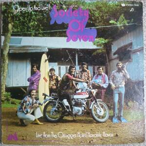 Society Of Seven『Open Up And Live!!』LP Hawaii Soft Rock ソフトロック