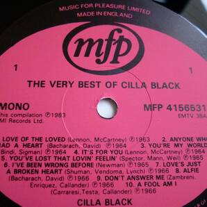 Cilla Black『The Very Best Of』LP Soft Rock ソフトロックの画像3