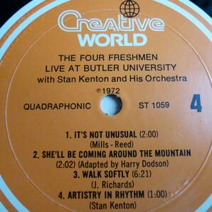 The Four Freshmen With Stan Kenton And His Orchestra『Live At Butler University』2xLPの画像7